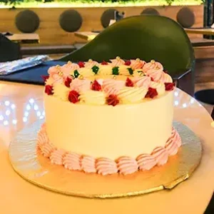 Reception Floral Cake